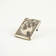 Ivan Chlebnikov - Grosses Zigarettenetui mit Monogrammen, 80693-30, Van Ham Kunstauktionen