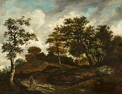 Jakob Isaackszoon van Ruisdael - Waldweg in den Duenen, 73514-5, Van Ham Kunstauktionen