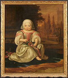 Jan dJ Weenix - Portraet der Petronella de Vicq als Kind vor weiter Parklandschaft, 81594-2, Van Ham Kunstauktionen