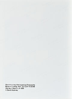 David Hockney - Stanley + Heinz, 65531-5, Van Ham Kunstauktionen
