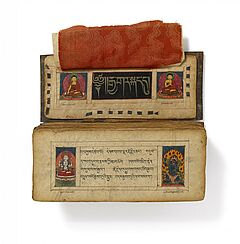 Grosses buddhistisches Manuskript mit Malereien, 64372-4, Van Ham Kunstauktionen