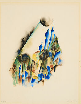 Hans Hal Hans Leistikow - Orientalische Stadt und Mond, 80374-1010, Van Ham Kunstauktionen