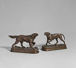 Jules Moigniez - Zwei Figuren: Jagdhunde, 81090-18, Van Ham Kunstauktionen