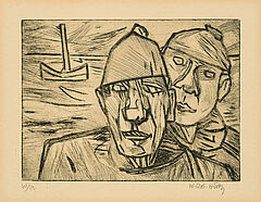 Willy Robert Huth - Zwei Fischer auf Amrum, 80374-215, Van Ham Kunstauktionen