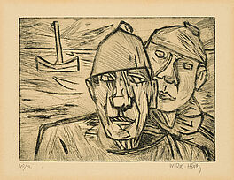 Willy Robert Huth - Zwei Fischer auf Amrum, 80374-215, Van Ham Kunstauktionen