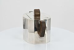 Wohl Belgien - Fuenfteiliges Art Deco Kaffee- und Teeservice mit facettiertem Korpus, 73549-19, Van Ham Kunstauktionen