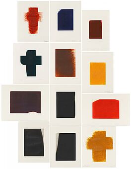 Arnulf Rainer - Konvolut von 13 farbigen Druckgrafiken, 69500-241, Van Ham Kunstauktionen