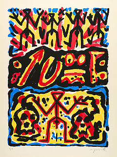 AR Penck - Ohne Titel, 81308-10, Van Ham Kunstauktionen