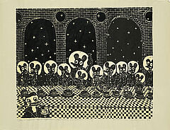 Blalla W Hallmann - Schiesseisen Christ Suppensterns Abendmahl, 77654-5, Van Ham Kunstauktionen