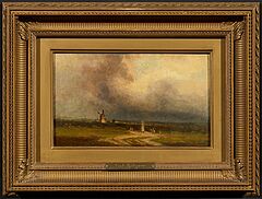 Carl Spitzweg - Landschaft mit einer Windmuehle, 75151-16, Van Ham Kunstauktionen