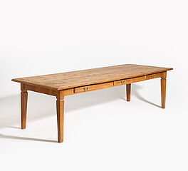 Grosser Esstisch mit drei Schueben, 68006-76, Van Ham Kunstauktionen