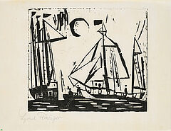 Lyonel Feininger - Segelboote mit Mond, 80413-11, Van Ham Kunstauktionen