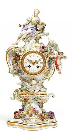Meissen - Pendule mit Flora und Chronos, 58051-5, Van Ham Kunstauktionen