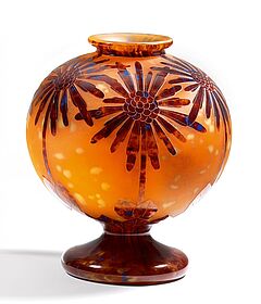 Verreries Schneider Le Verre Francais - Vase Cocotiers, 57475-1, Van Ham Kunstauktionen
