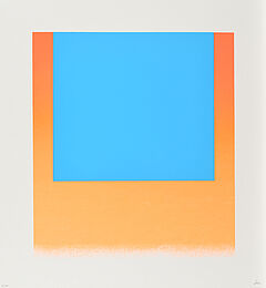 Rupprecht Geiger - leuchtblau auf leuchtrot - orange, 70001-185, Van Ham Kunstauktionen