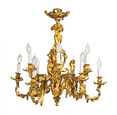 Frankreich - Deckenleuchter Style Louis XV, 60718-35, Van Ham Kunstauktionen