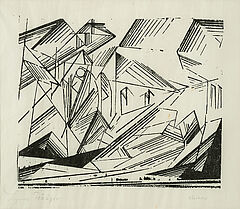 Lyonel Feininger - Zirchow Gothic Church, 80374-133, Van Ham Kunstauktionen