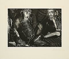 Pablo Picasso - Couple avec un Enfant, 81462-1, Van Ham Kunstauktionen