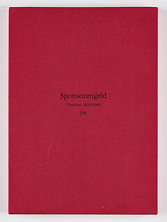 Christian Jankowski - Sponsorengeld, 79527-255, Van Ham Kunstauktionen