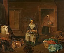 Hendrik Martensz. Sorgh - Kücheninterieur mit Mägden, 81950-1, Van Ham Kunstauktionen
