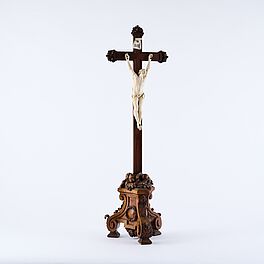 Tischkruzifix, 81858-18, Van Ham Kunstauktionen