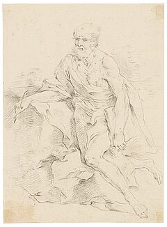 Emilianische Schule - <br ><br >Der Heilige Hieronymus in der Felsgrotte, 75085-3, Van Ham Kunstauktionen