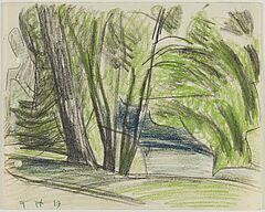 Lyonel Feininger - Baeume in Weimar, 69550-5, Van Ham Kunstauktionen