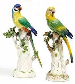 Meissen - Zwei Papageien, 56049-27, Van Ham Kunstauktionen