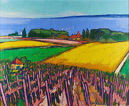 Bernhard Kuehlewein - Weingut und Rapsfelder am Genfer See, 75455-1, Van Ham Kunstauktionen
