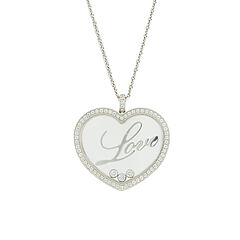 Chopard - Diamant-Anhängerkette, 81472-7, Van Ham Kunstauktionen