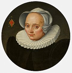 Niederlaendische Schule - Portrait der Anna van Oudewater, 69755-1, Van Ham Kunstauktionen