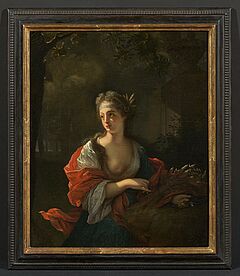 Arnold Boonen - Bildnis der Ceres vor einer Waldlandschaft, 75275-4, Van Ham Kunstauktionen