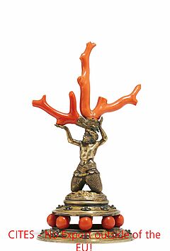 Bernot  Heger - Kunstkammerobjekt mit Triton, 81546-10, Van Ham Kunstauktionen