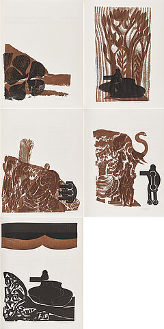 HAP Grieshaber - Ein Gespraech ueber Baeume zwischen Rudolf Hagelstange und HAP Grieshaber, 73150-11, Van Ham Kunstauktionen