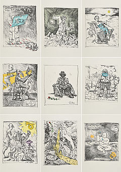 Joerg Immendorff - The Rakes Family, 73739-8, Van Ham Kunstauktionen