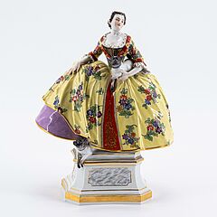 Meissen - DAME VOM MOPSORDEN, 76341-15, Van Ham Kunstauktionen
