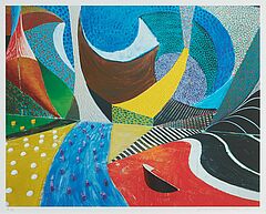David Hockney - Third Detail Snails Space March 25th 1995, 70001-232, Van Ham Kunstauktionen