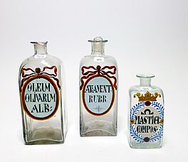 Deutschland - Drei Apothekenflaschen, 62907-15, Van Ham Kunstauktionen