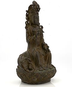 Guanyin auf Elefant, 66837-4, Van Ham Kunstauktionen