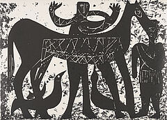 HAP Grieshaber - Die dunkle Welt der Tiere, 73150-19, Van Ham Kunstauktionen