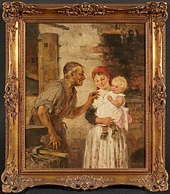 Hugo Oehmichen - Junge Familie, 82169-20, Van Ham Kunstauktionen