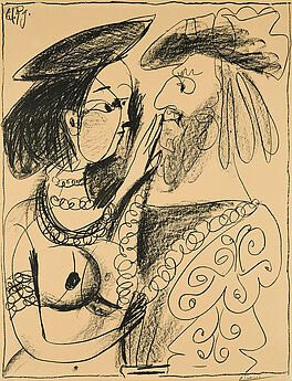 Pablo Picasso - Seigneur et fille, 77013-4, Van Ham Kunstauktionen