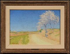 Achille Lauge - Sonnige Fruehlingslandschaft, 81583-2, Van Ham Kunstauktionen