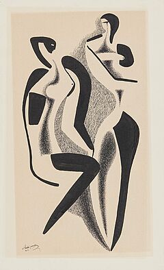 Alexander Archipenko - Zwei Figuren, 69409-2, Van Ham Kunstauktionen
