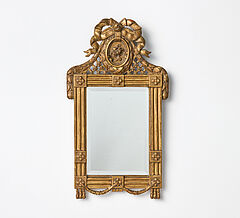 Deutschland - Spiegel mit ovaler Kartusche an Schleifenband, 75910-9, Van Ham Kunstauktionen