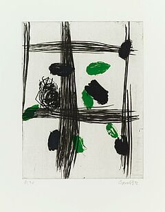 Georg Baselitz - Ohne Titel 1 Blatt aus einer Mappe mit 10 Arbeiten, 56801-110, Van Ham Kunstauktionen