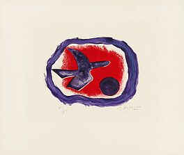 Georges Braque - Oiseau sur fond carmin Oiseau XIV, 59537-2, Van Ham Kunstauktionen