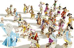 Meissen - 21 Figuren aus der Affenkapelle, 52542-1, Van Ham Kunstauktionen