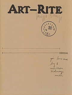 Joseph Beuys - ART-RITE, 65546-215, Van Ham Kunstauktionen