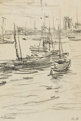 Robert Hermann Sterl - Boote im Hafen von Astrachan, 59675-6, Van Ham Kunstauktionen